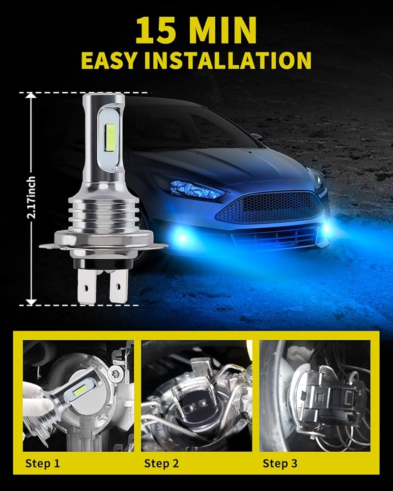 order H7♡ Amazon.com: HENGTUAOTO 7 inch LED X Style Motorcycle